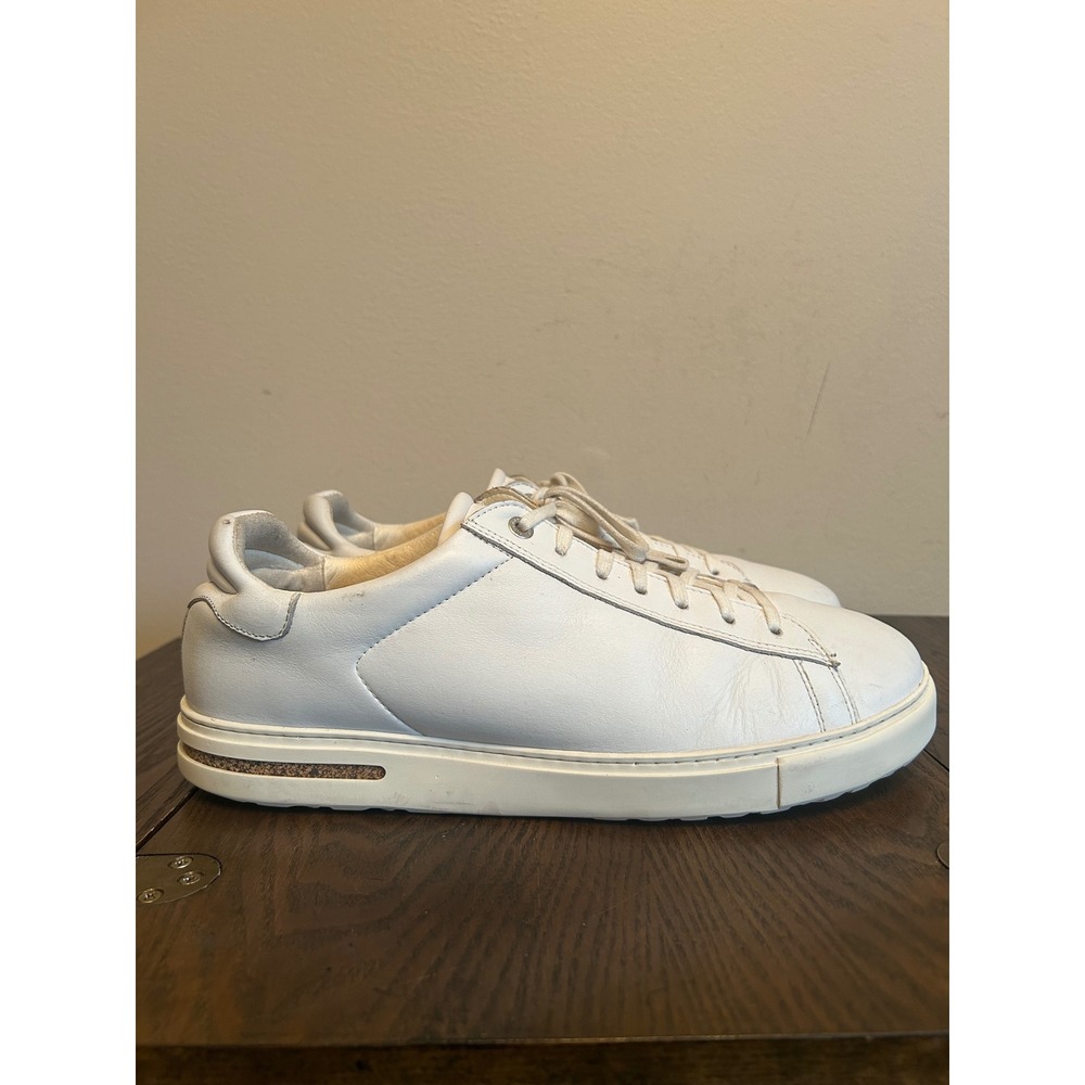 Birkenstock Men's Bend Low Top white Leather Sneakers 45L/ M12